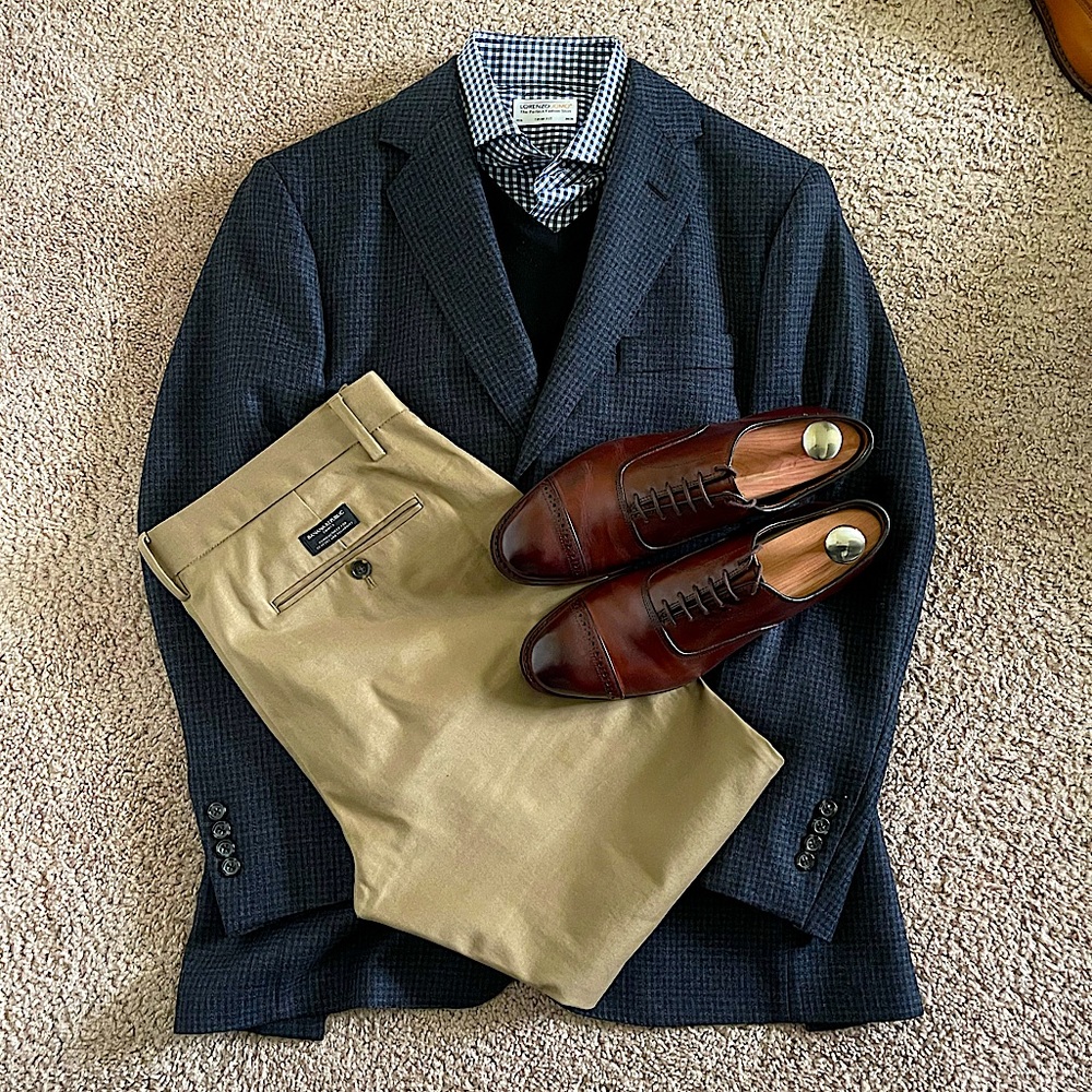 Merino wool V neck